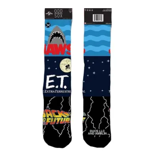 Odd Sox Men's Crew Socks - Universal Classics Mash Up