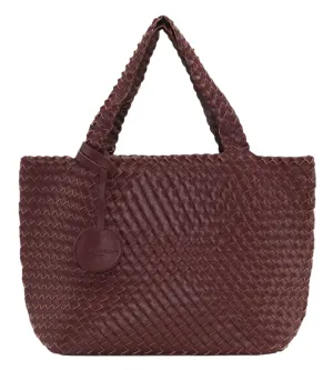 WOMEN'S ILSE JACOBSEN HANDBAG | MAROON / EBONY